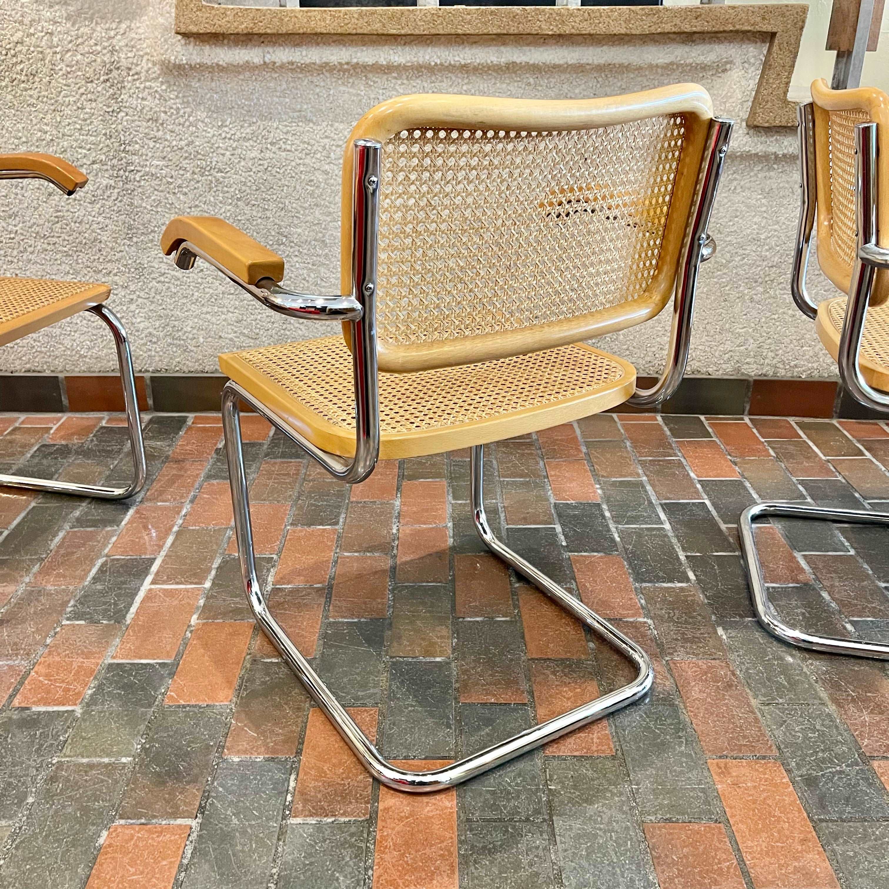 Marcel Breuer CESCA Armchairs. Made in Italy