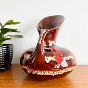 Maurice Chalvignac Pottery Jug, Made in Canada Fat Glaze 