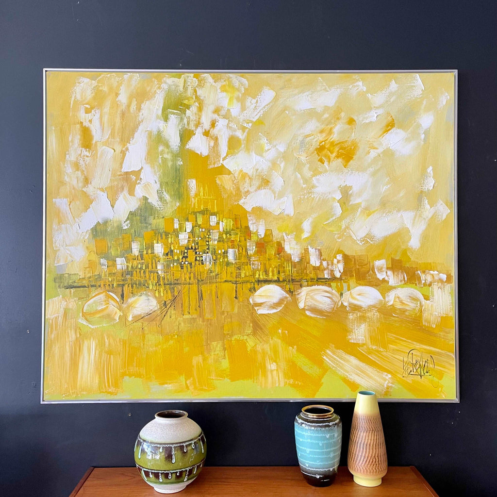 Cityscape Painting by Lee Reynolds 
