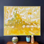 Cityscape Painting by Lee Reynolds 