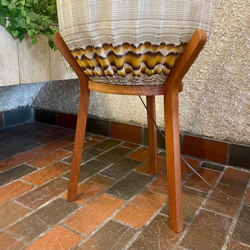 1960s Danish Teak Tripod Pod Floor Lamp