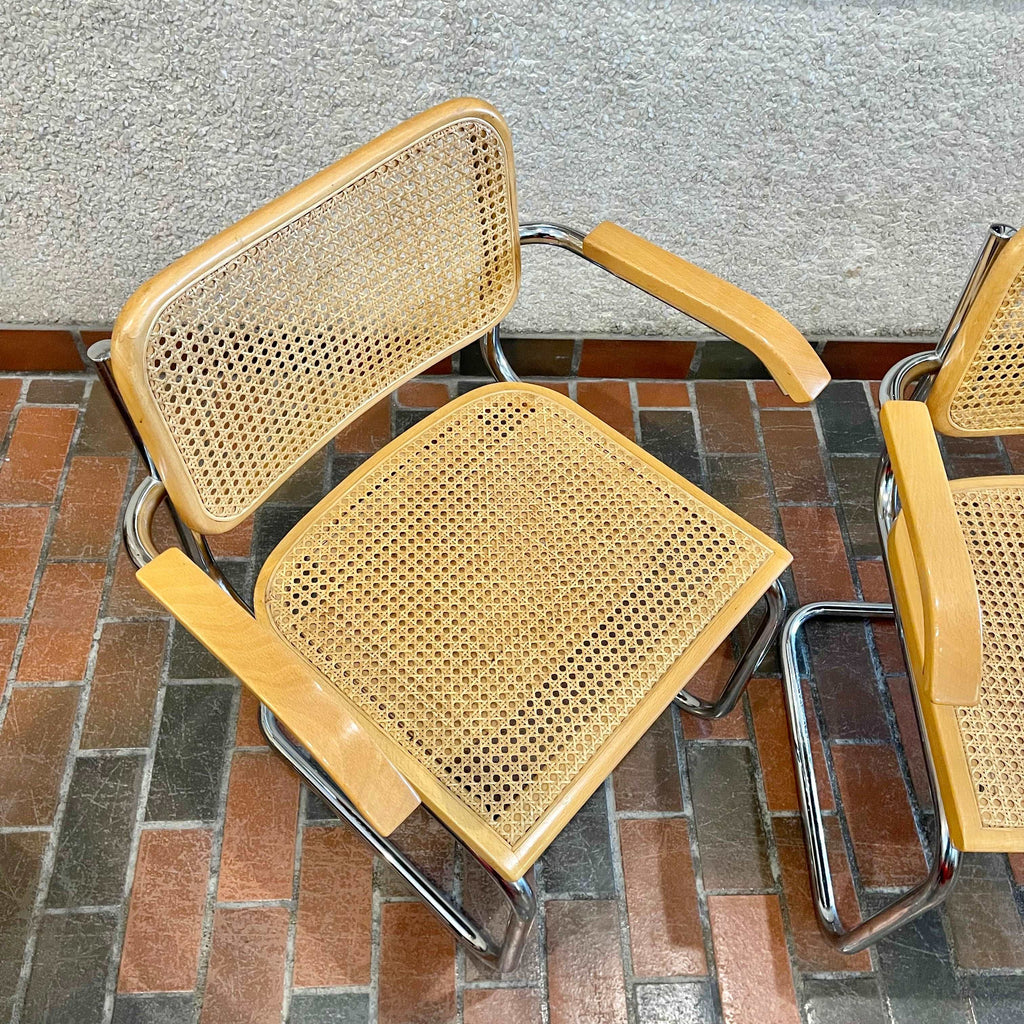 Marcel Breuer CESCA Armchairs. Made in Italy
