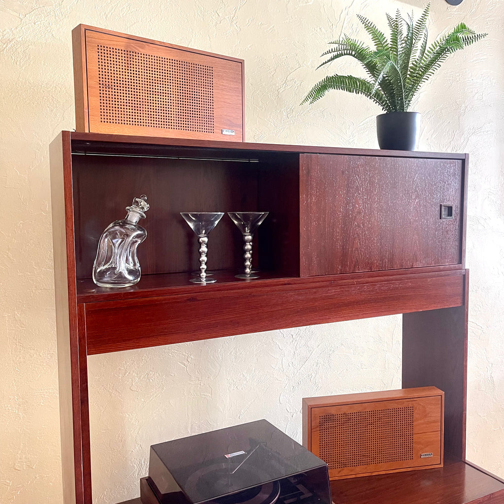 Mid-Century Modern DANISH Adjustable Rosewood Entertainment Unit