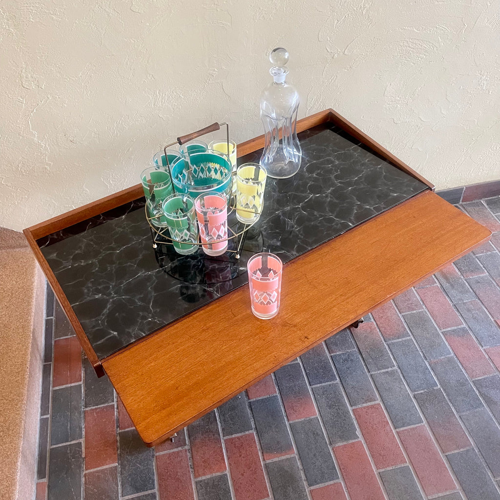 Mid-Century Modern Serving Bar Cart | Mr. Mansfield Vintage