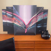 1980s Deco Style Vaporwave Painting