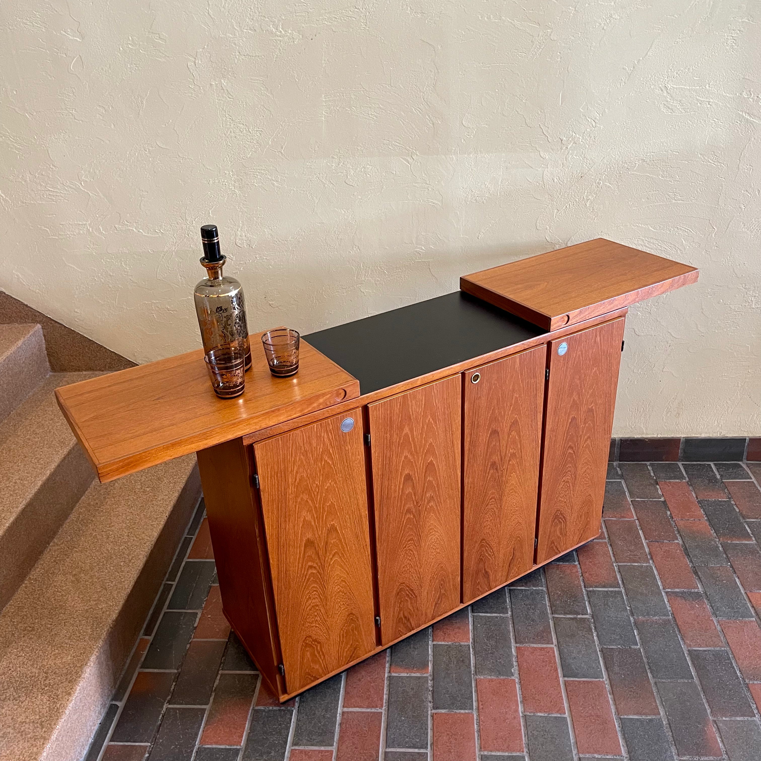 Mid-century DYRLUND Danish Teak Bar Cabinet | Mr. Mansfield Vintage ...