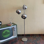 Space Age Sonneman Chrome Eyeball Lamp