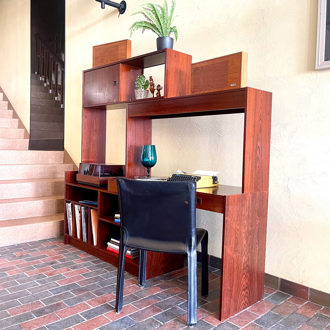 Mid-Century Modern DANISH Adjustable Rosewood Entertainment Unit