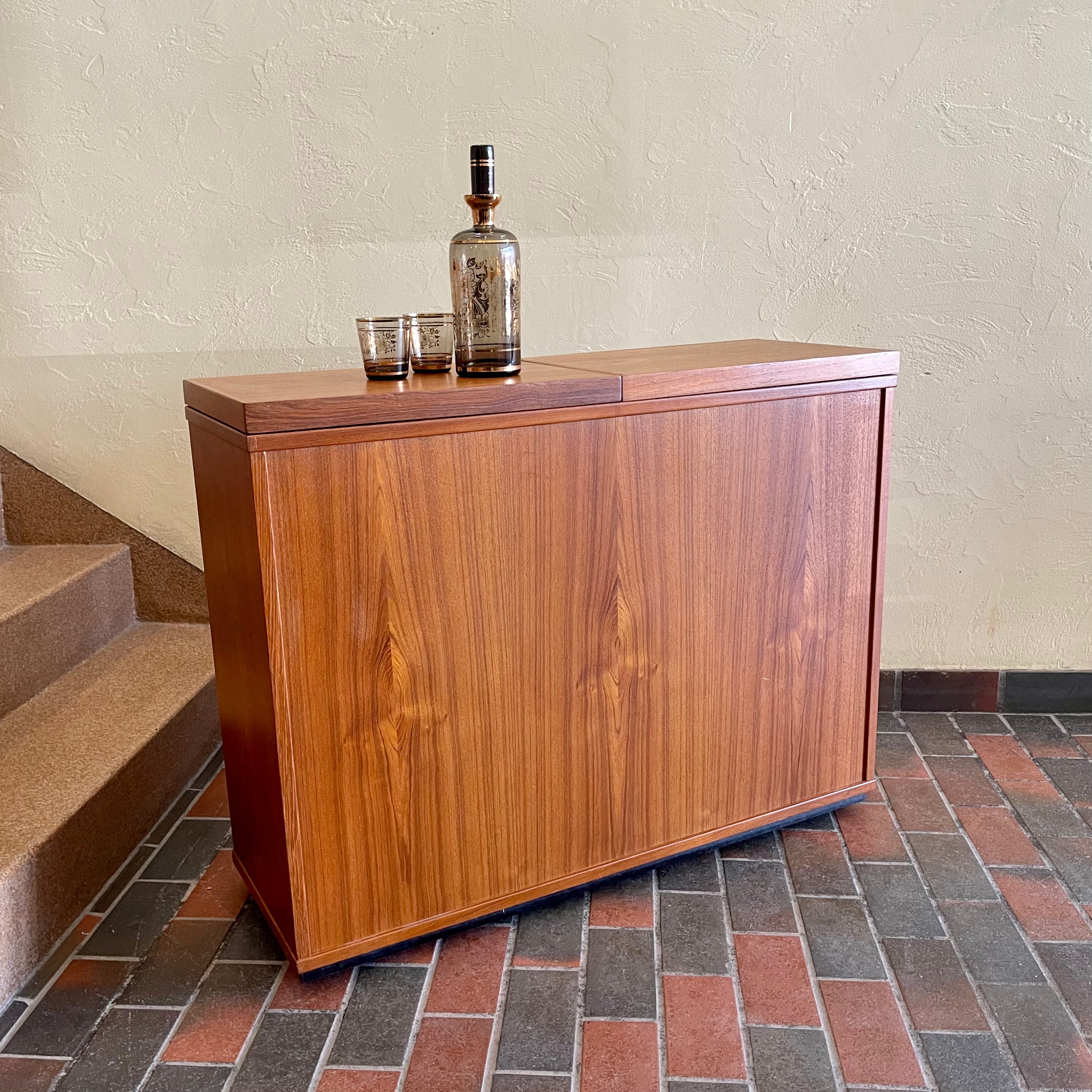 Mid-century DYRLUND Danish Teak Bar Cabinet | Mr. Mansfield Vintage ...
