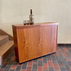 Mid-century Modern DYRLUND  Danish Teak Bar Drink's Cabinet | Mr. Mansfield Vintage