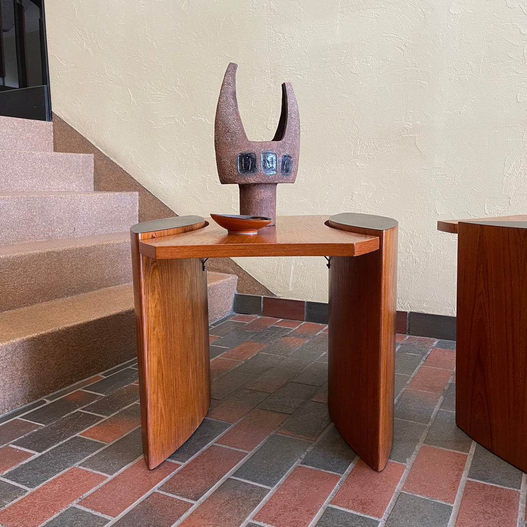 Made in Canada Midcentury RS Associates Teak Side Tables | Mr. Mansfield Vintage