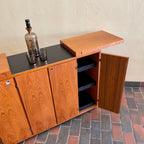 Mid-century Modern DYRLUND  Danish Teak Bar Drink's Cabinet | Mr. Mansfield Vintage