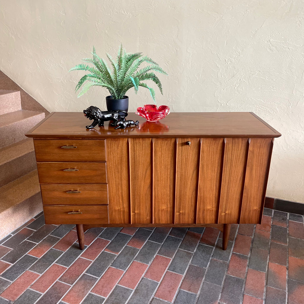 Vintage HONDERICH Red Seal Walnut Cedar Chest and Drawers | Mr. Mansfield Vintage
