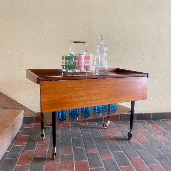 Mid-Century Modern Serving Bar Cart | Mr. Mansfield Vintage