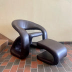 Jaymar Tongue Chair and Ottoman
