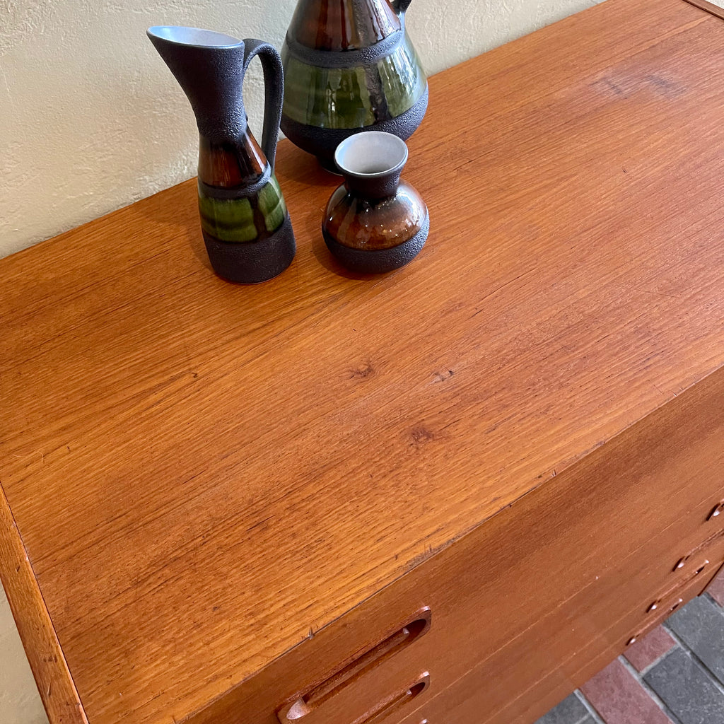 Midcentury DYRLUND Made in Denmark Highboy Dresser | Mr. Mansfield Vintage