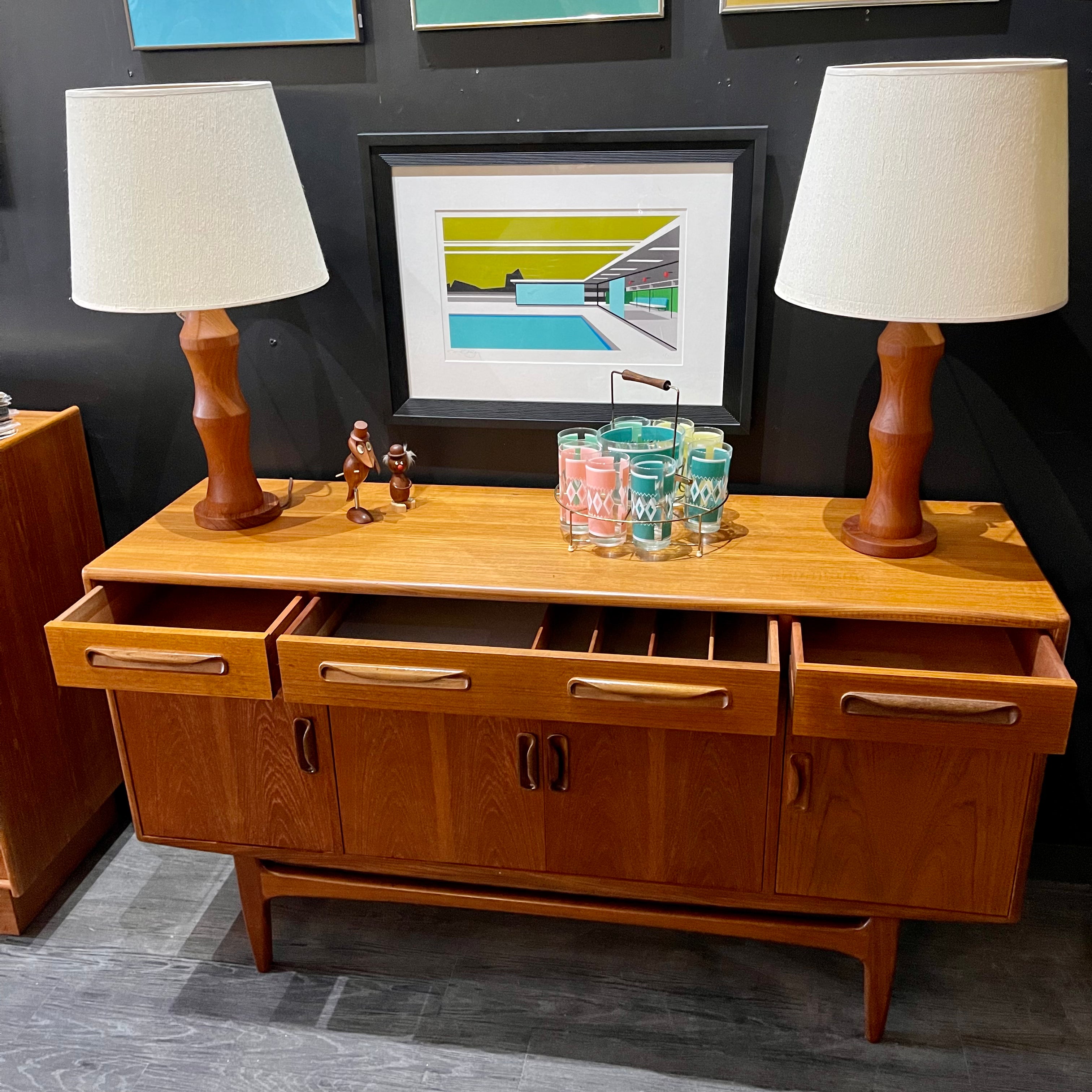 Mid-Century Teak Fresco Sideboard by Wilkins for G Plan Mr. Mansfield Vintage