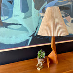 Load image into Gallery viewer, Mid Century Modern Teak Zig Zag Table Lamp | Mr. Mansfield Vintage