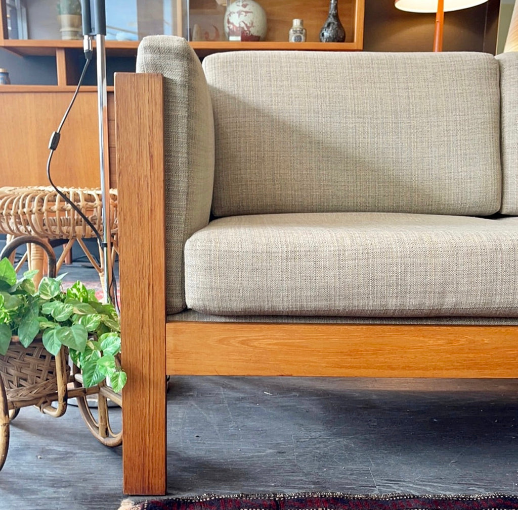 Teak Open Back Sofa Set