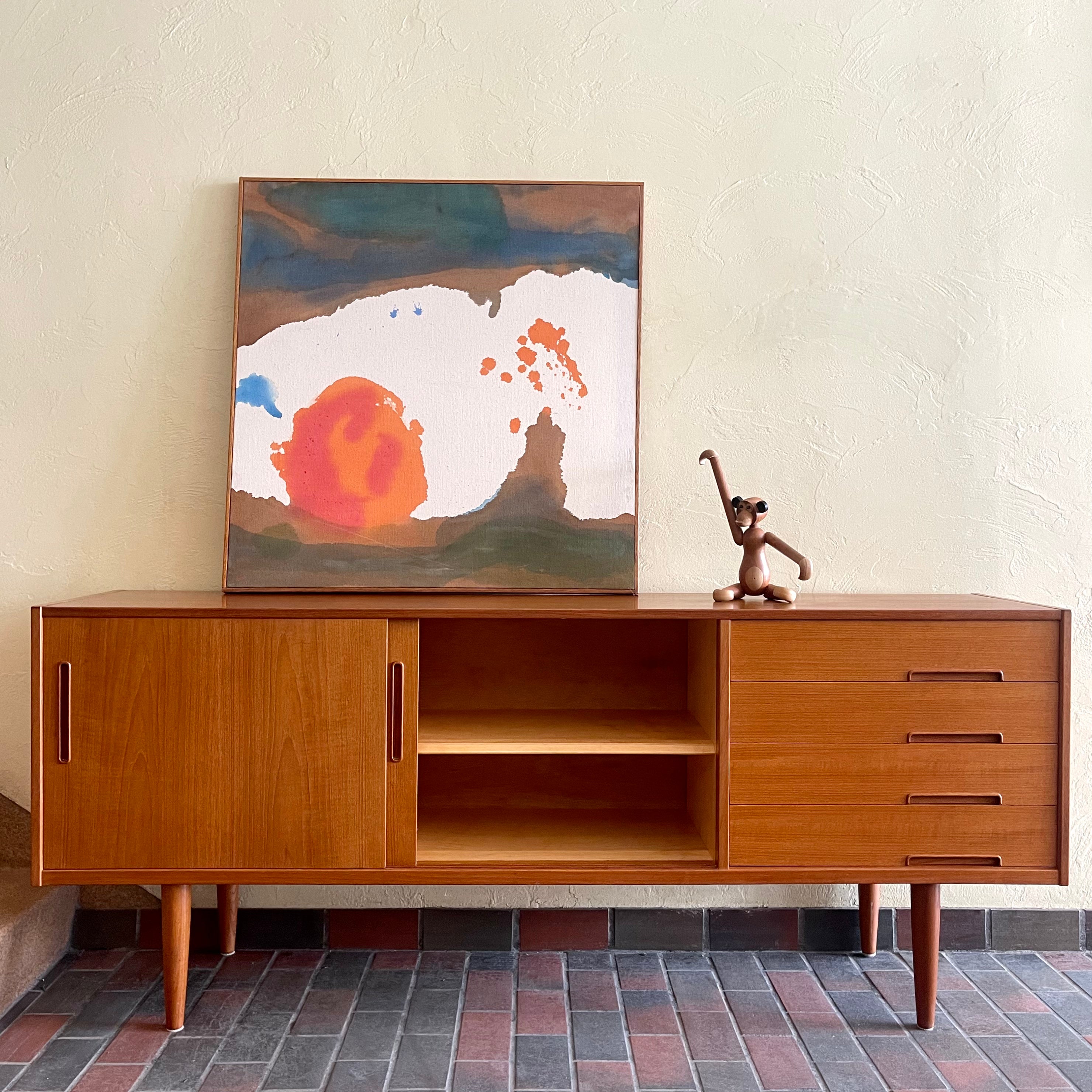 TROEDS “Trento” Mid-Century Teak Credenza by Nils Jonsson