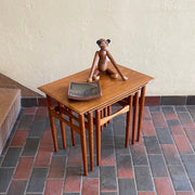 Midcentury Teak Nesting Tables by FABIAN Denmark
