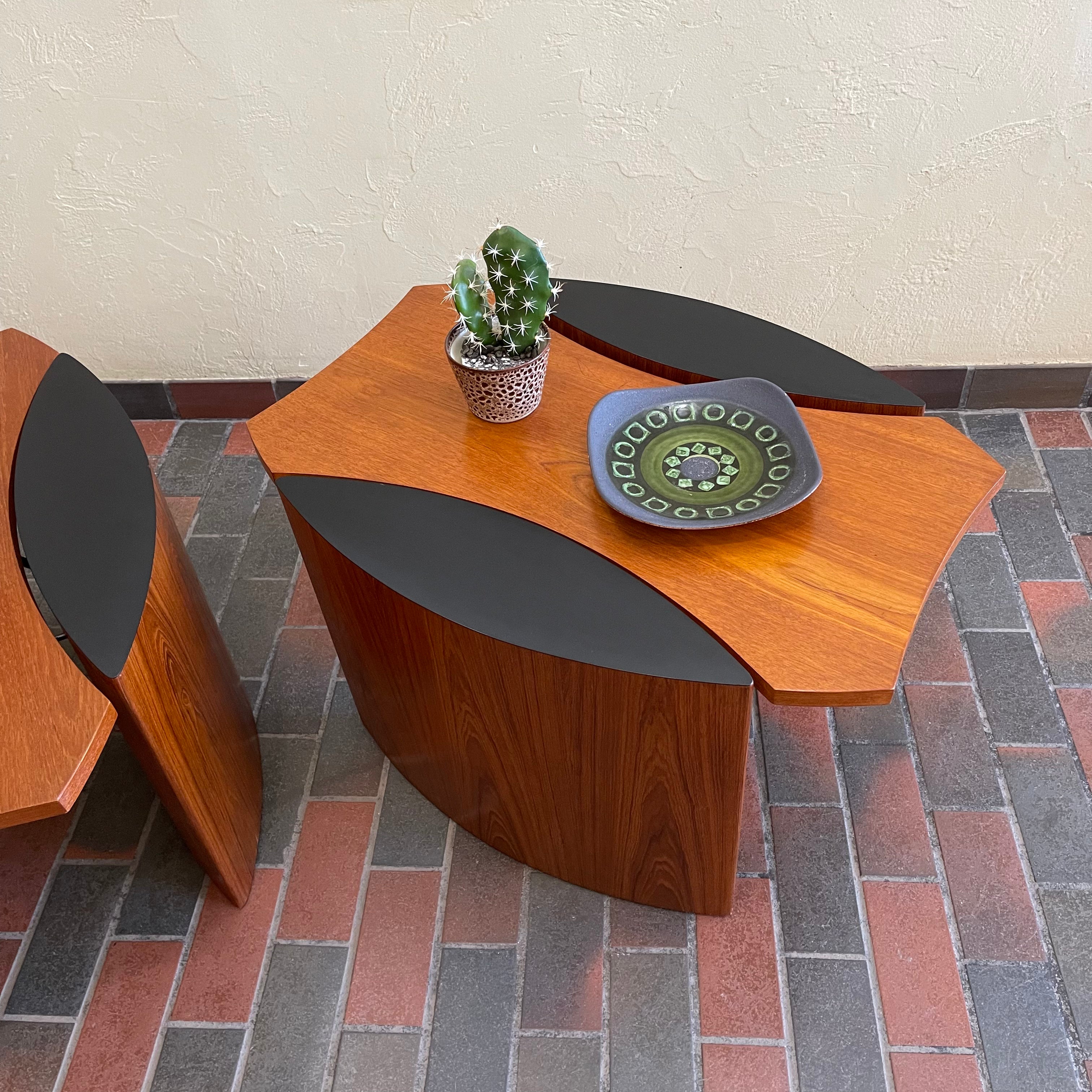 Made in Canada Midcentury RS Associates Teak Side Tables | Mr. Mansfield Vintage