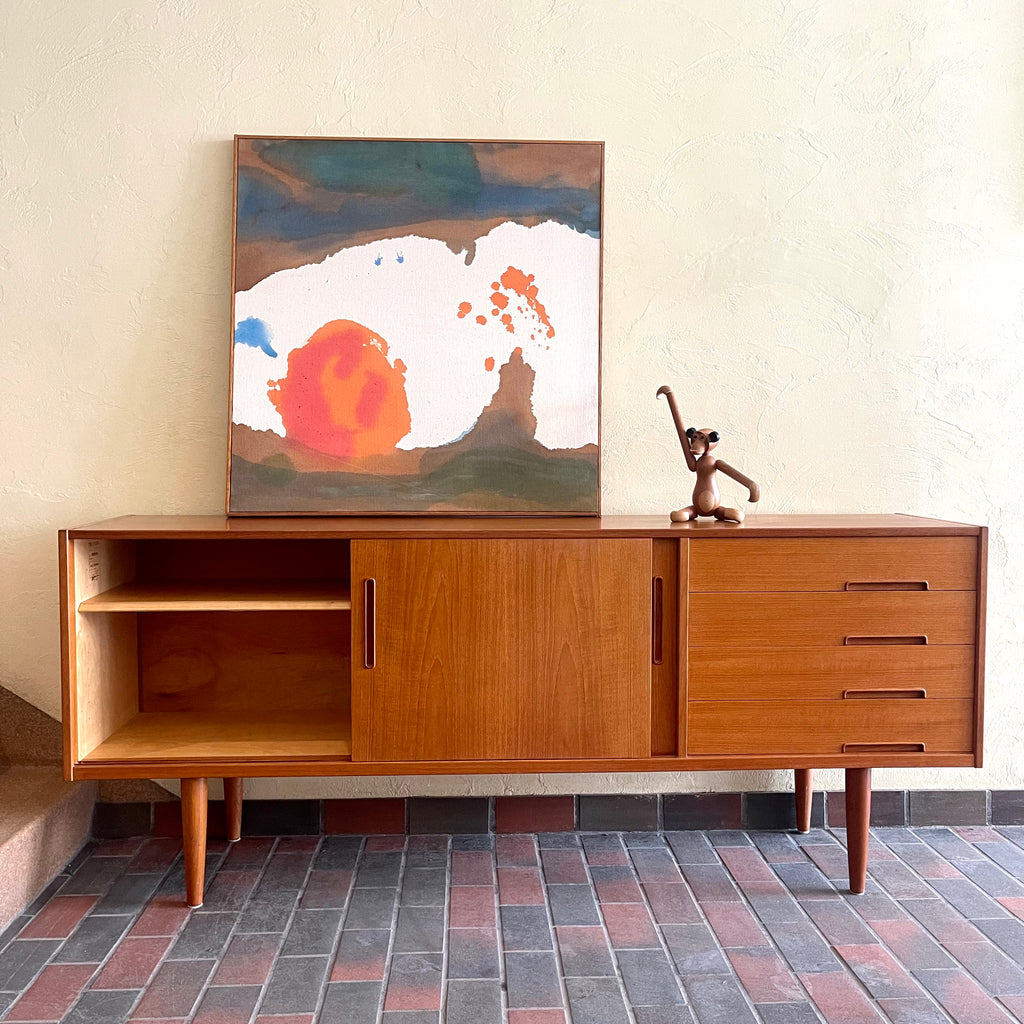 TROEDS “Trento” Mid-Century Teak Credenza by Nils Jonsson