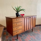 Vintage HONDERICH Red Seal Walnut Cedar Chest and Drawers | Mr. Mansfield Vintage