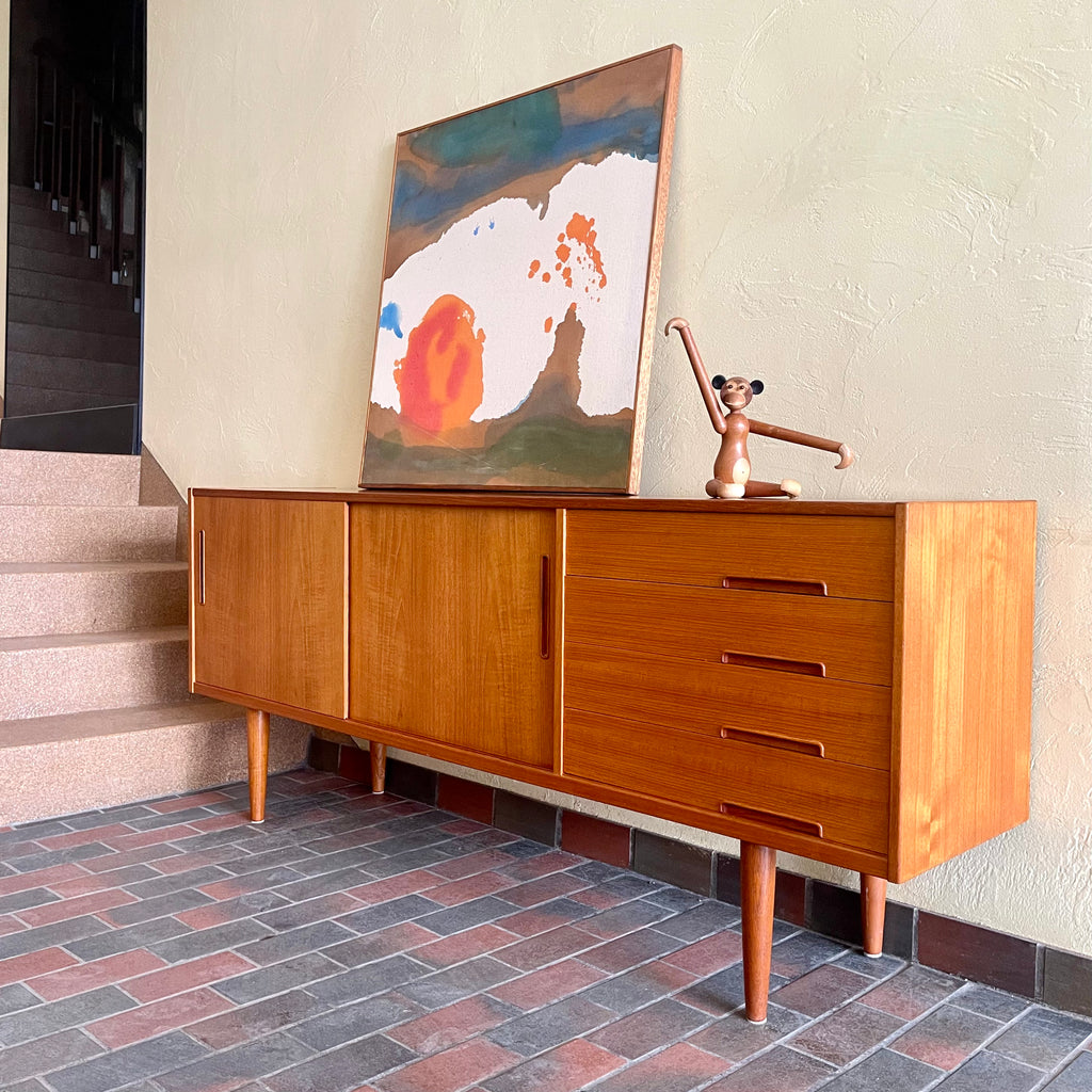 TROEDS “Trento” Mid-Century Teak Credenza by Nils Jonsson