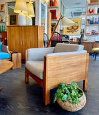 Teak Open Back Sofa Set
