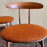 Set Of Four Mid-century Dining Chairs