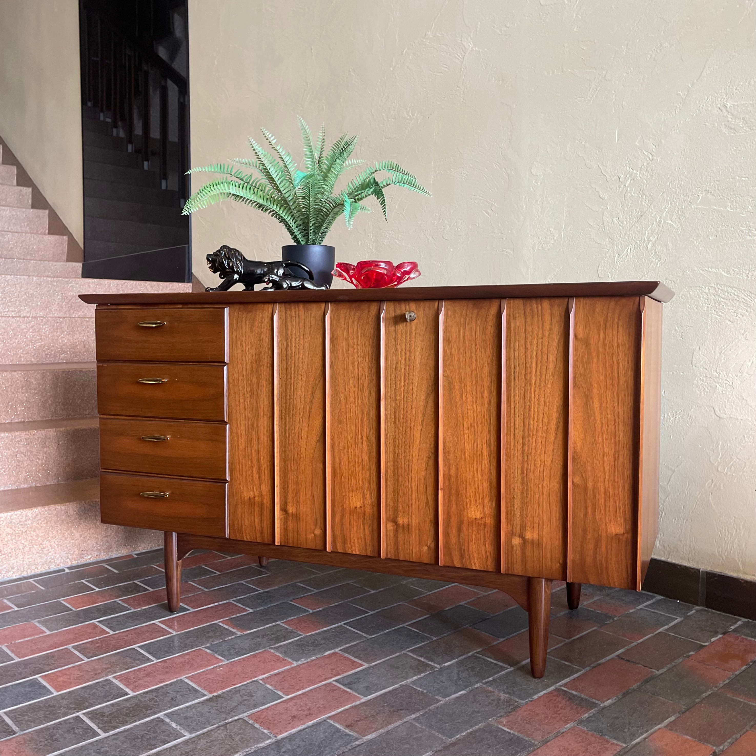 Vintage HONDERICH Red Seal Walnut Cedar Chest and Drawers | Mr. Mansfield Vintage