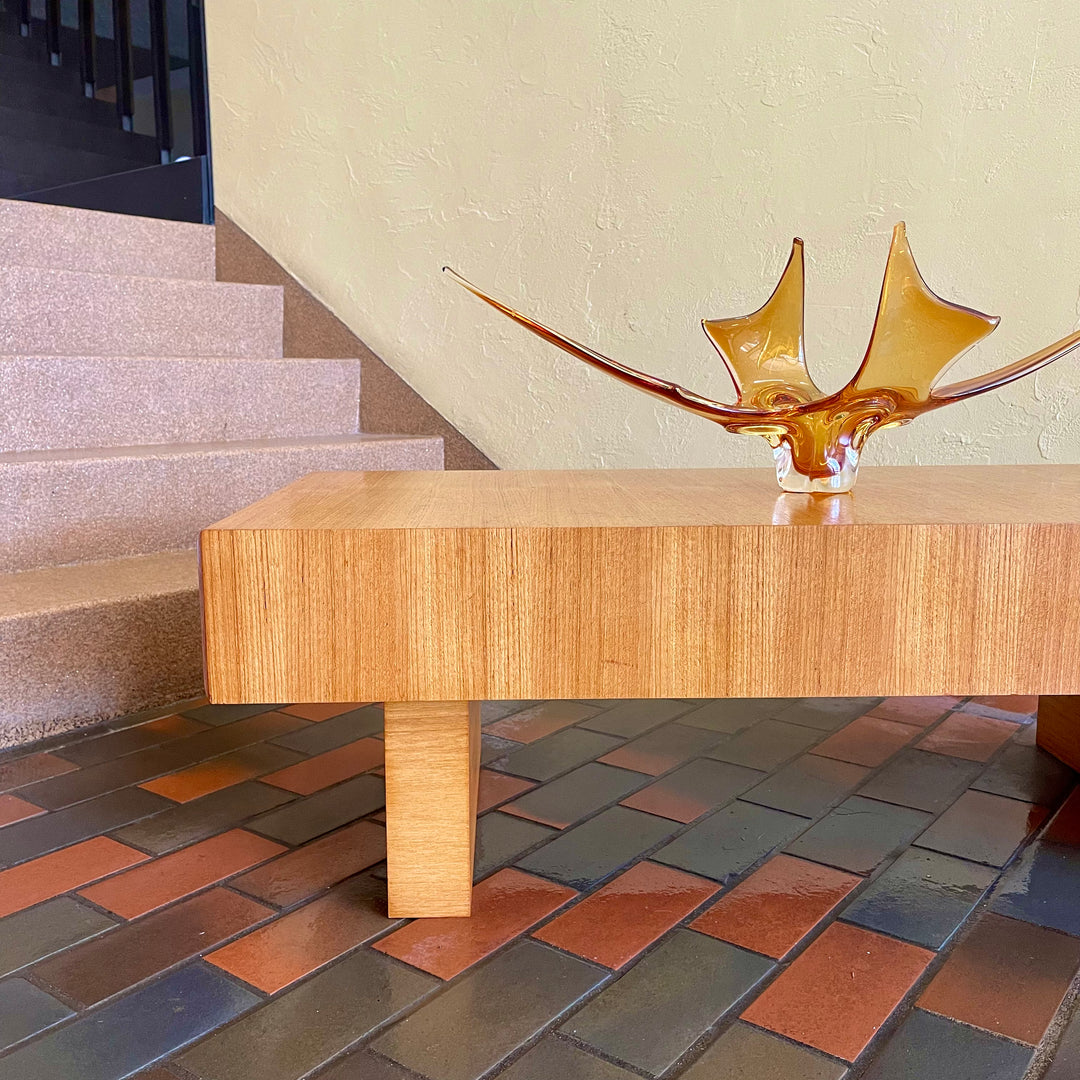Mid Century Modern Teak Cocktail Table by RS Associates 2 Drawers