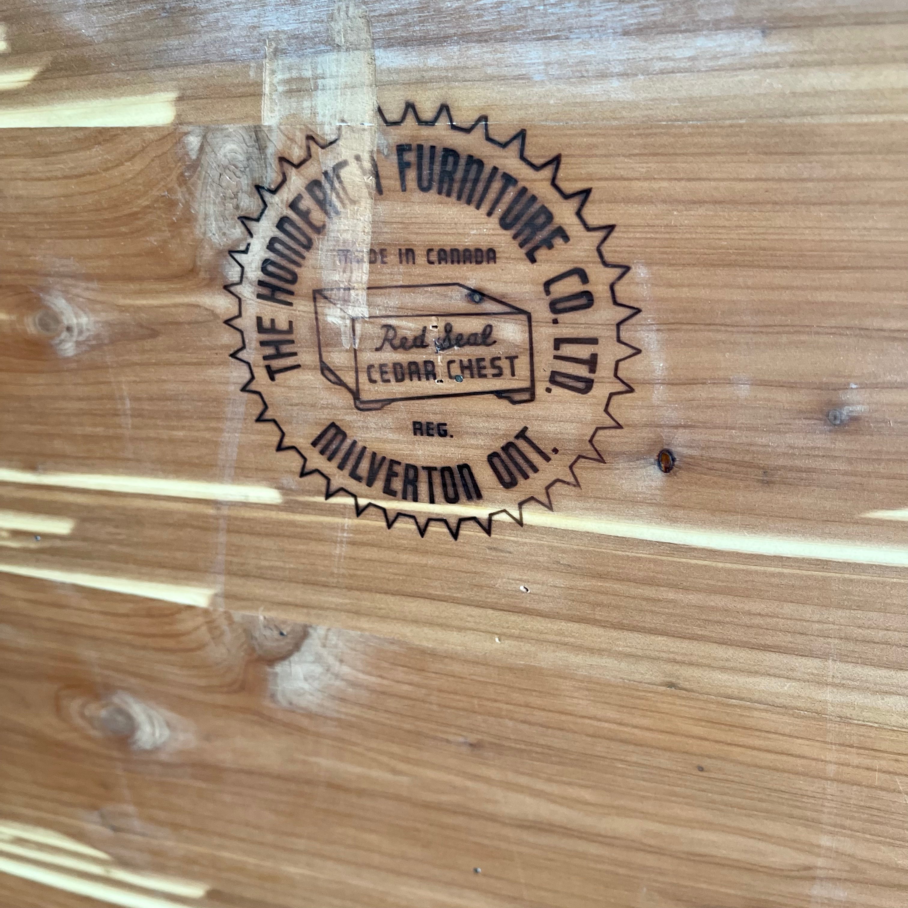 Vintage HONDERICH Red Seal Walnut Cedar Chest and Drawers | Mr. Mansfield Vintage