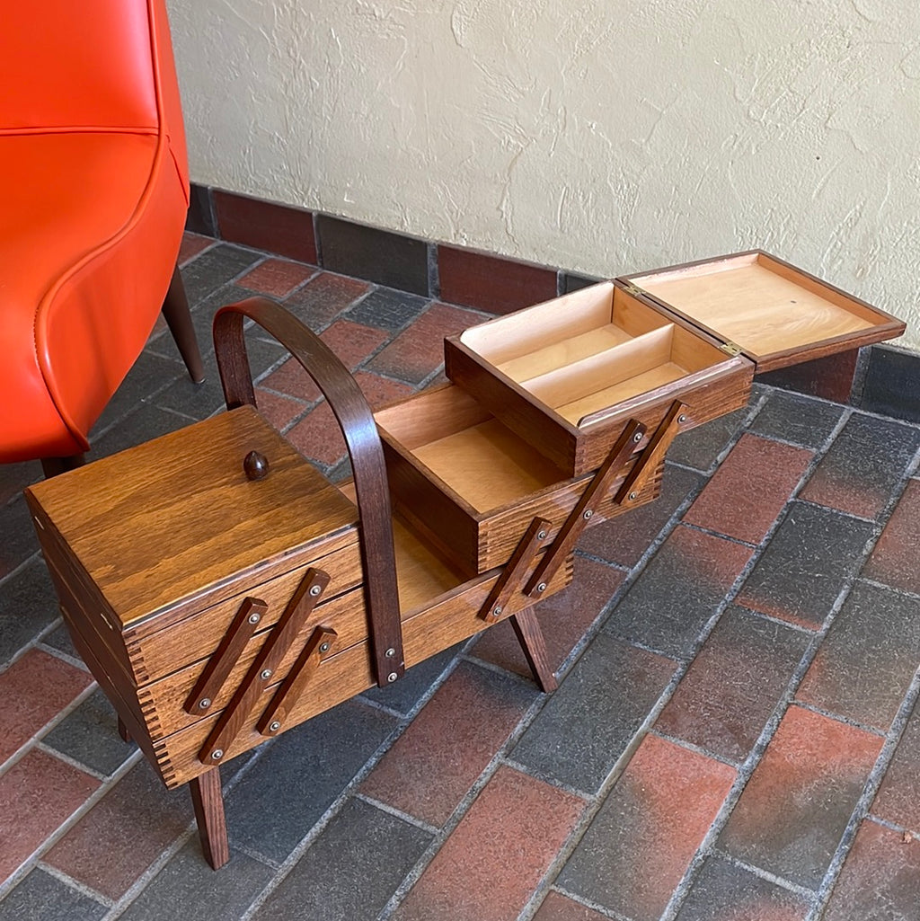 Vintage Sewing Supply Box