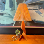 Load image into Gallery viewer, Mid Century Modern Teak Zig Zag Table Lamp | Mr. Mansfield Vintage
