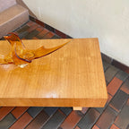 Mid Century Modern Teak Cocktail Table by RS Associates 2 Drawers