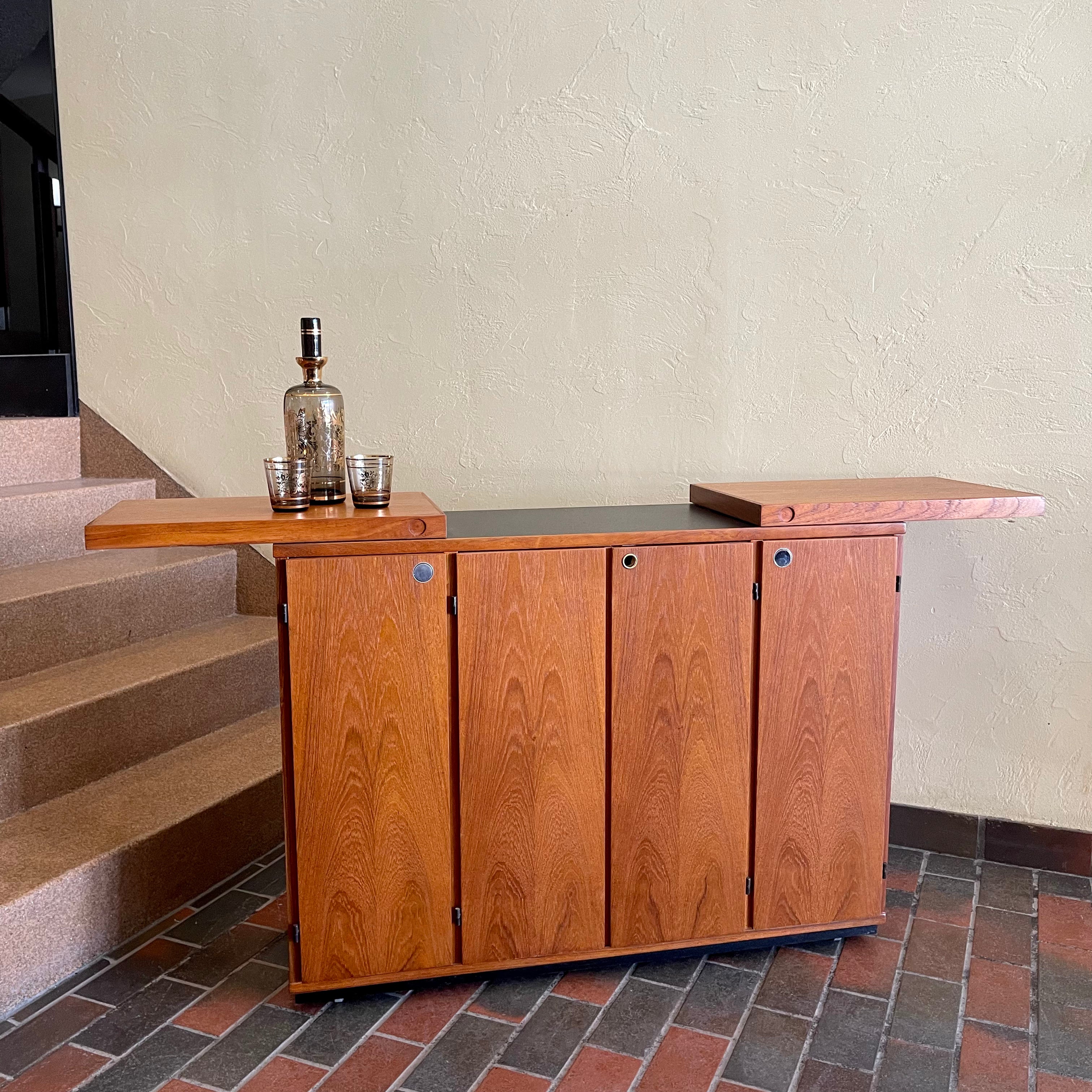 Mid-century DYRLUND Danish Teak Bar Cabinet | Mr. Mansfield Vintage ...