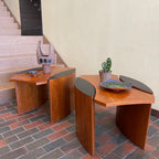 Made in Canada Midcentury RS Associates Teak Side Tables | Mr. Mansfield Vintage