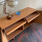 Vintage Blonde IMPERIAL Bi-Fold Door Credenza| Mr. Mansfield Vintage