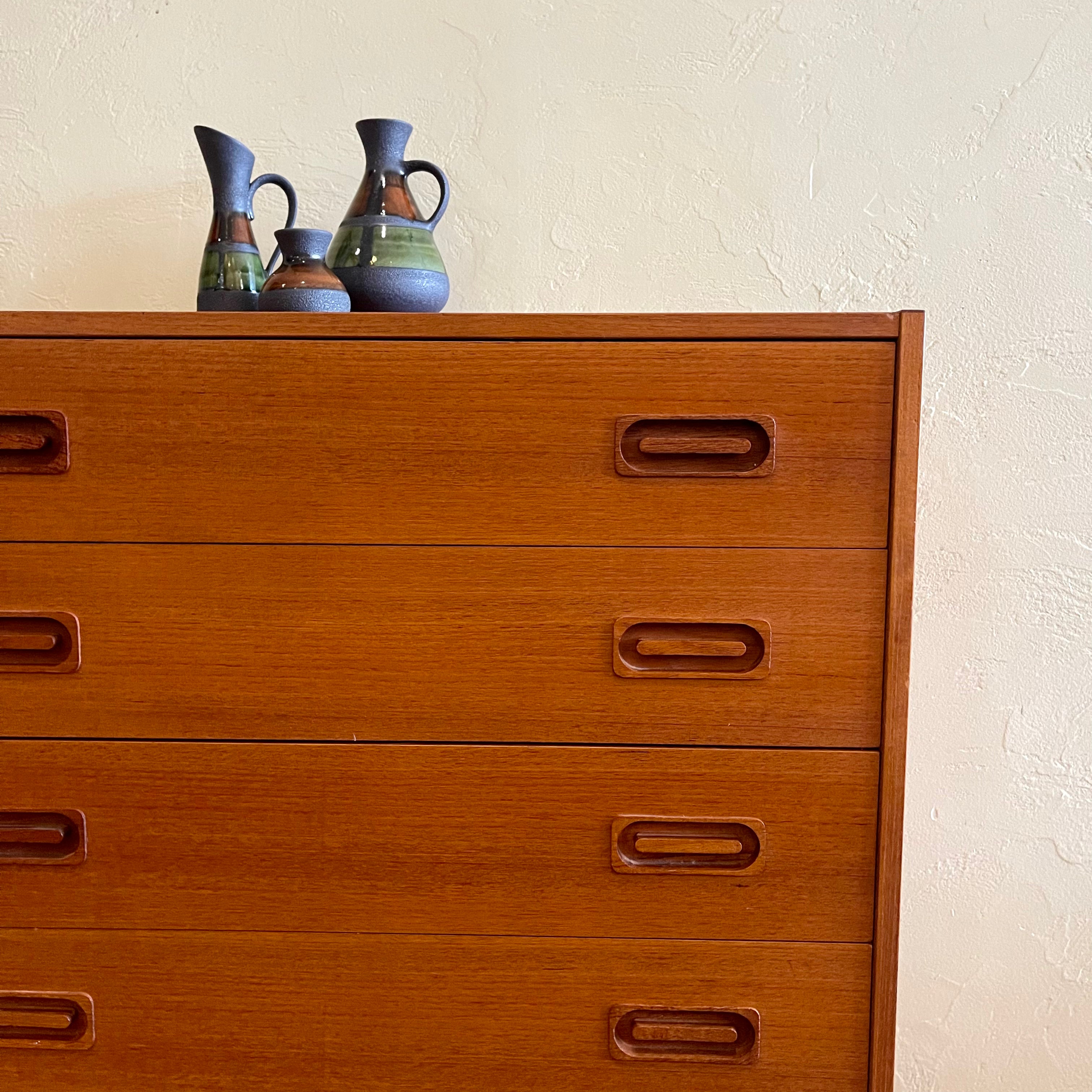Midcentury DYRLUND Made in Denmark Highboy Dresser | Mr. Mansfield Vintage
