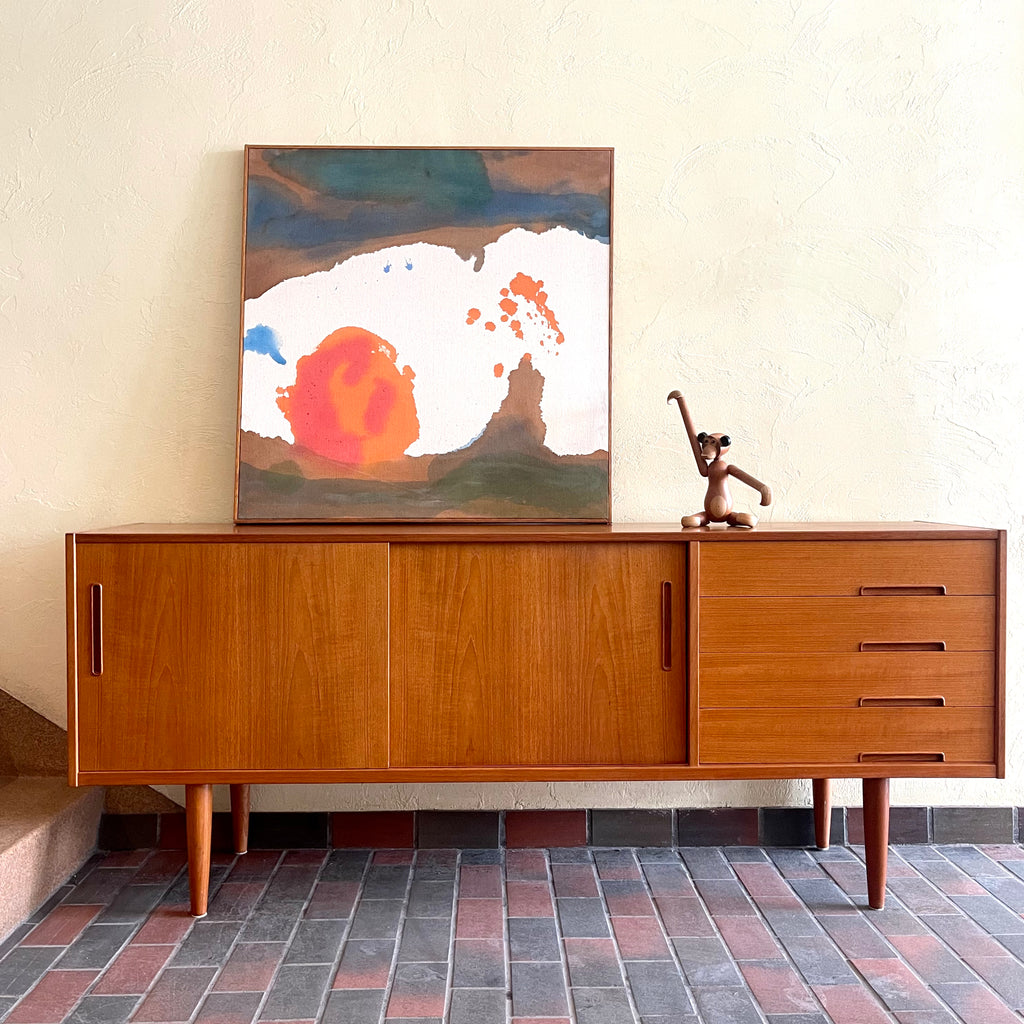TROEDS “Trento” Mid-Century Teak Credenza by Nils Jonsson