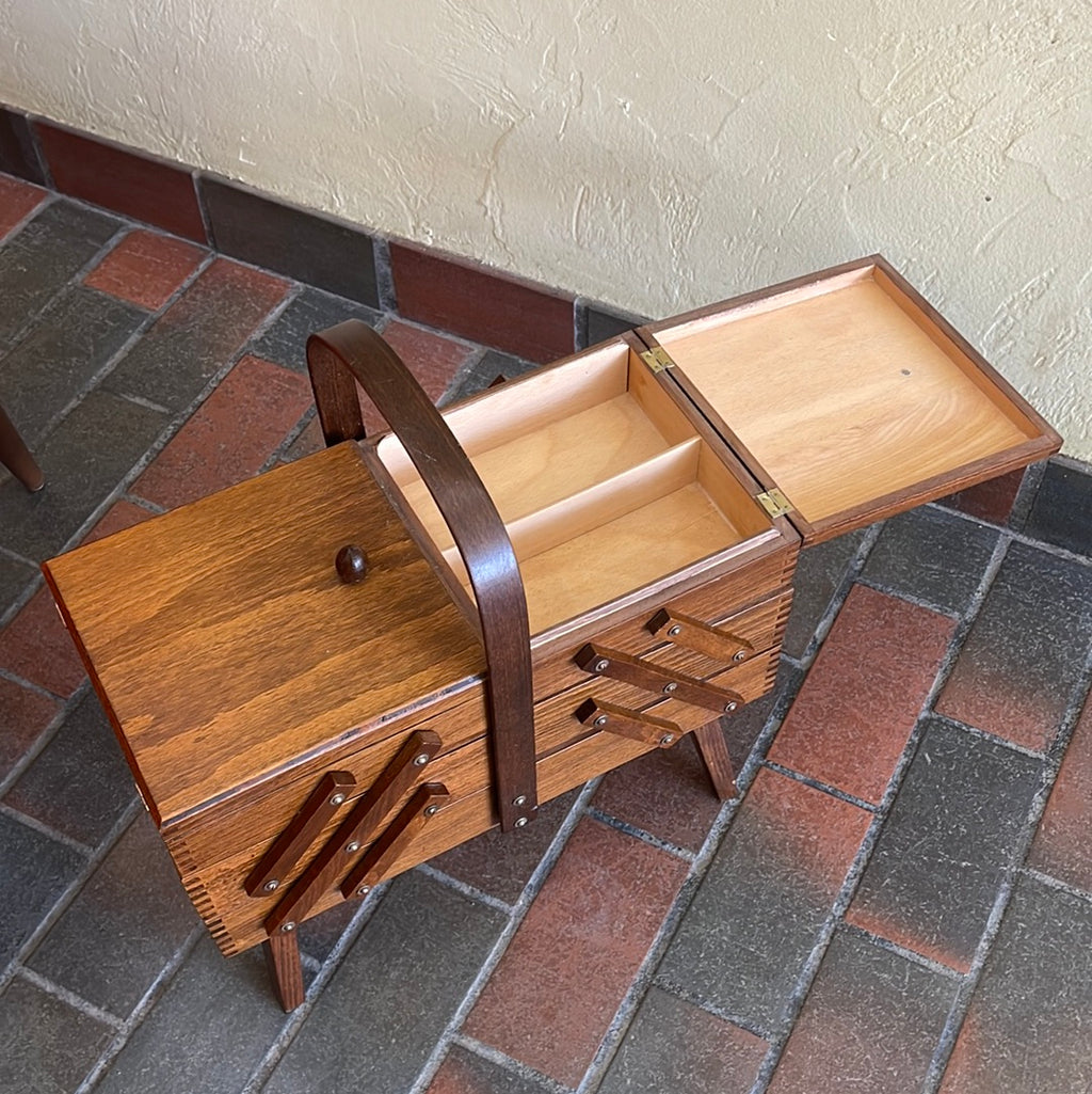 Vintage Sewing Supply Box