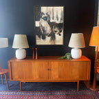 Tambour Door Teak Credenza by Jens H. Quistgaard for LOVIG