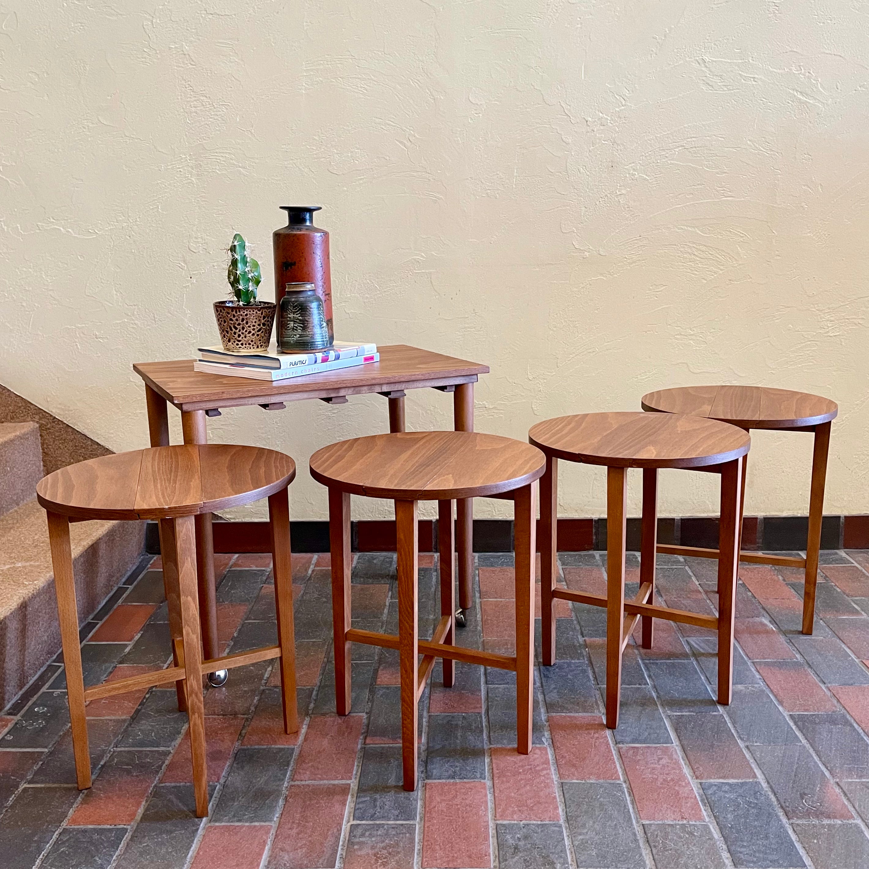 Mid Century Nesting Tables by Poul Hundevad