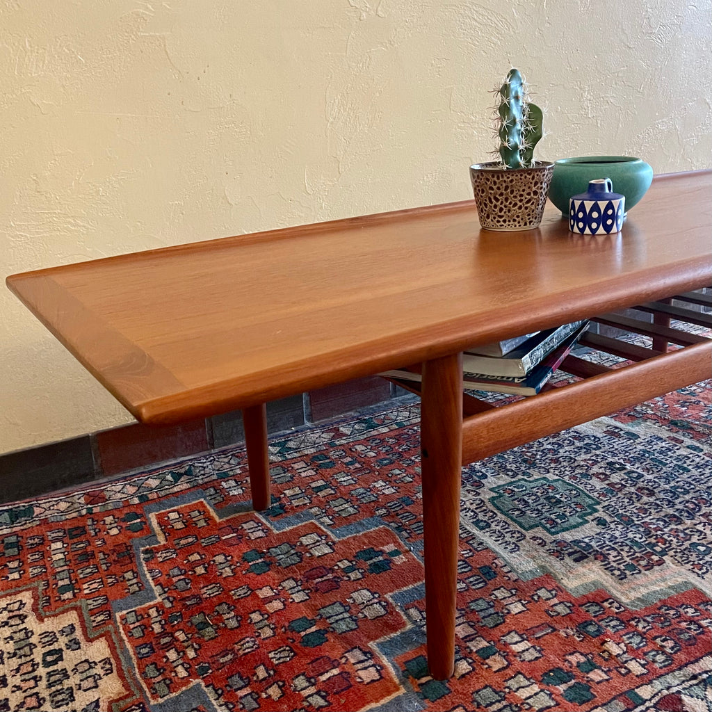 Grete Jalk Danish Teak Coffee Table - Mr. Mansfield Vintage