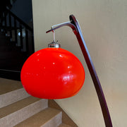Cherrywood Floor Lamp With Acrylic Shade
