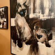  Mid-century Portraits of Siamese Cats
