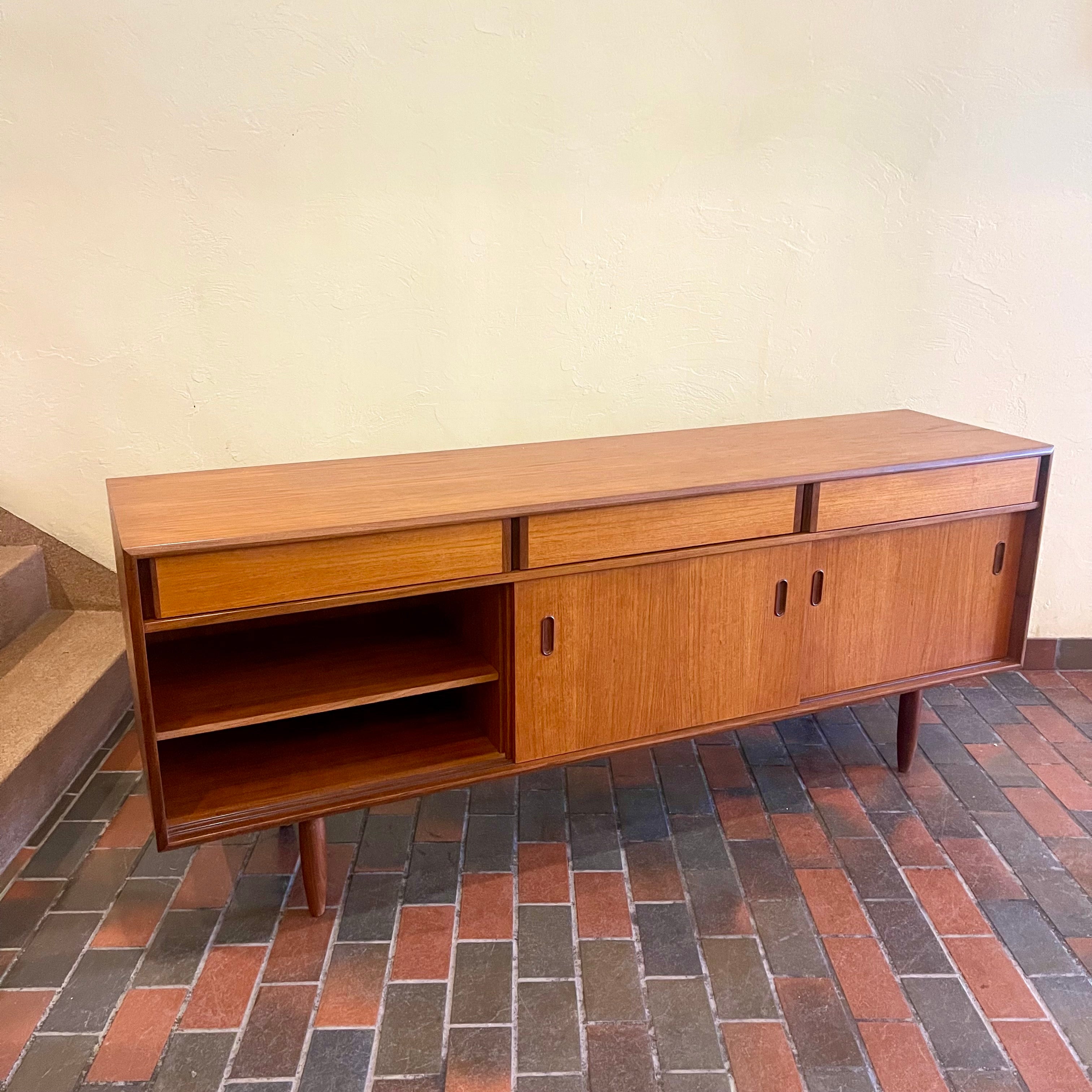 PUNCH Design Teak Credenza Made in Canada Mansfield Vintage 