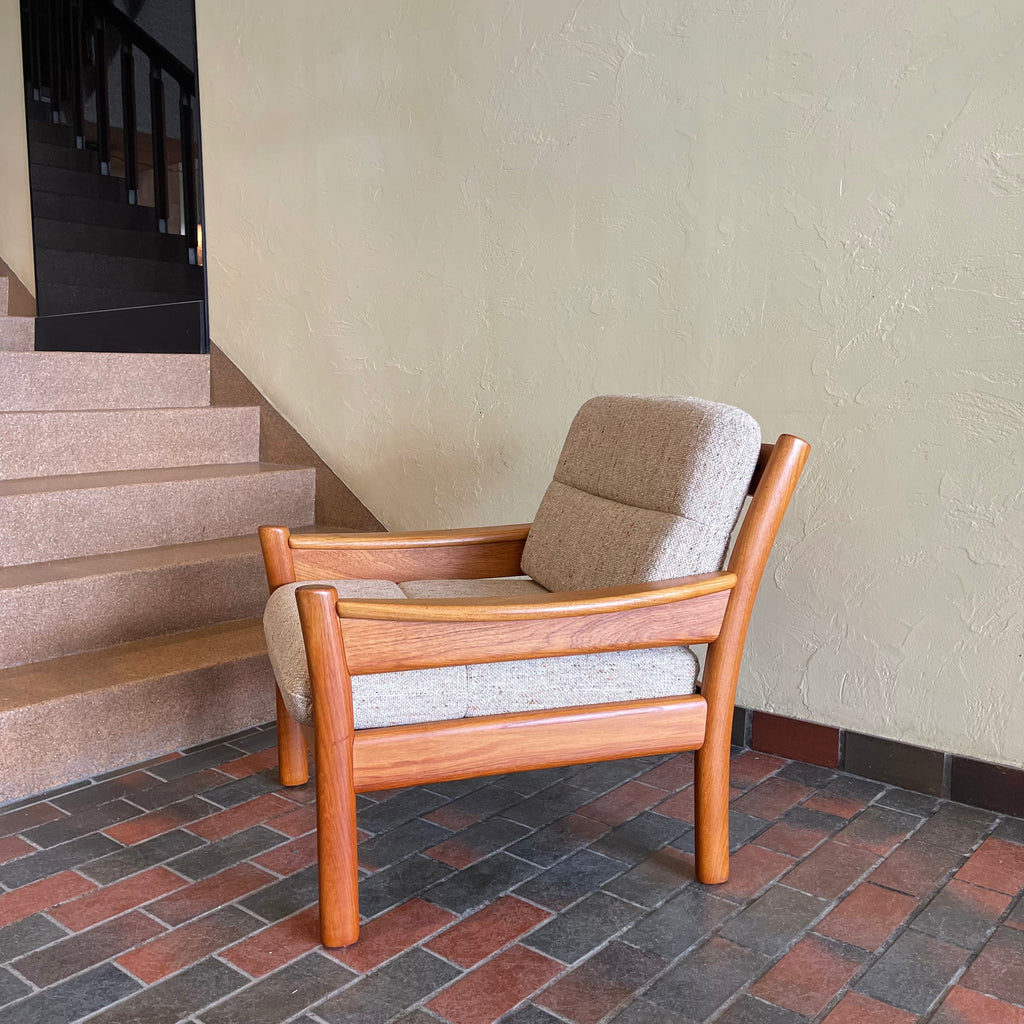 Solid Teak Framed Chair 